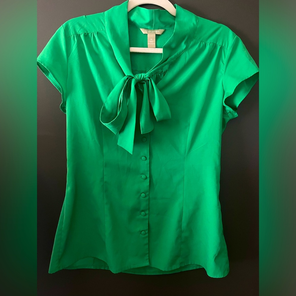 Banana Republic Green Top